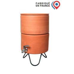 Filtre à eau avec socle PAUBRASIL 5L terre cuite brute - émaillée