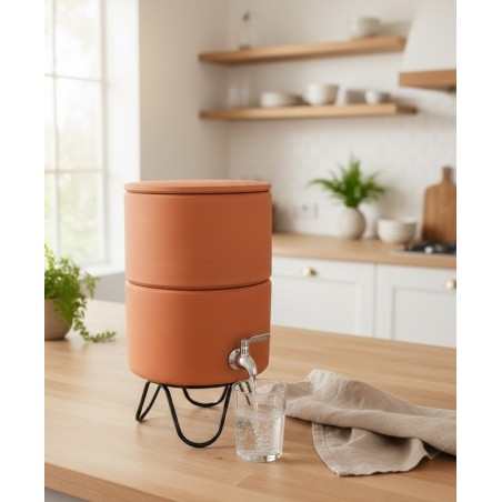 Filtre à eau sans socle PAUBRASIL 5L terre cuite brute - émaillée