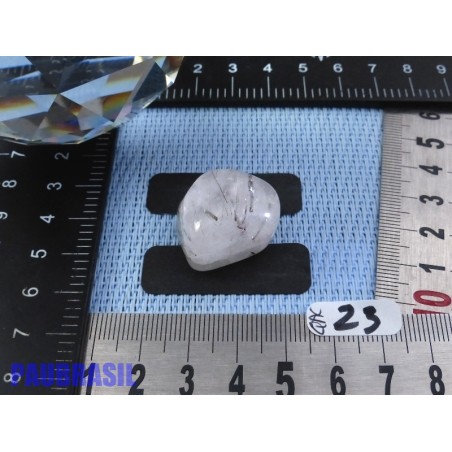 Quartz Actinolite pierre roulée Brésil 12gr50 rare
