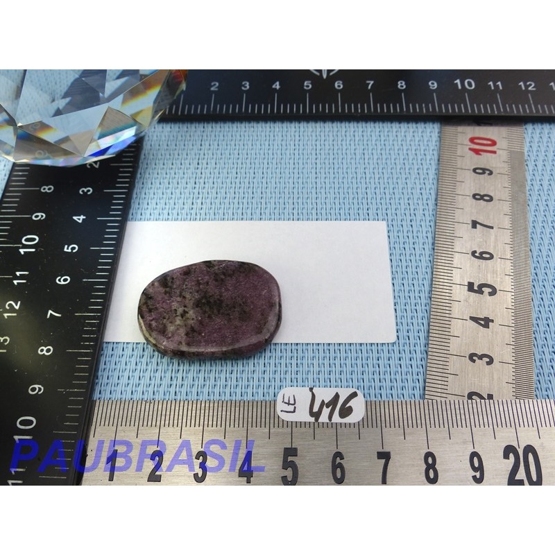 Lépidolite en pierre plate fine Brésil 11g
