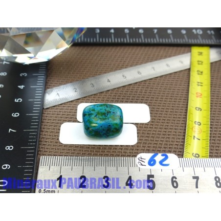 Pierre d'Eilat en pierre roulée Q Extra 8gr RARE