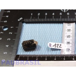 Dravite - Tourmaline ambrée ou acajou brute de 3gr