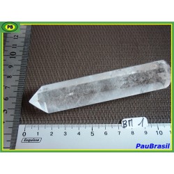 Base de massage en cristal de roche de 112 mm