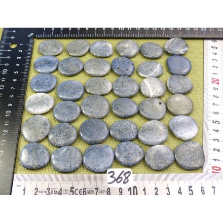 Corail Bleu Pierre Plate Mini à l unité de 27 à 28 mm | Minéraux Paubrasil