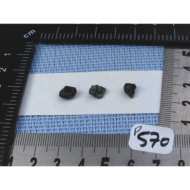 Alexandrite Lot de 3 Pierres Brutes 0gr57 | Minéraux Paubrasil