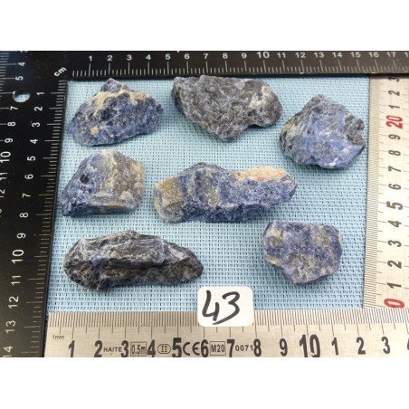 Sodalite Pierre Brute à l unité de 22 à 27 gr | Minéraux Paubrasil