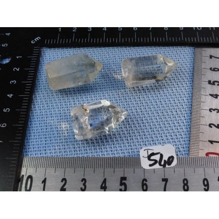 Quartz Citrin Lot de 3 Pointes Polies Reiki 51gr50 | Minéraux Paubrasil
