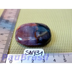 Sardonyx en pierre plate rectangulaire de 24g extra