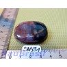 Sardonyx en pierre plate rectangulaire de 24g extra