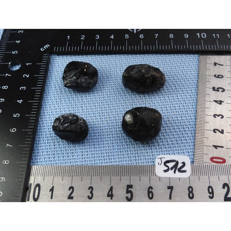 Larme d Apache Lot de 4 Pierres Brutes 31g | Minéraux Paubrasil