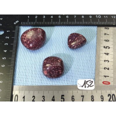 Porphyre Imperial Q Extra Lot de 3 Pierres Roulées 47g | Minéraux Paubrasil