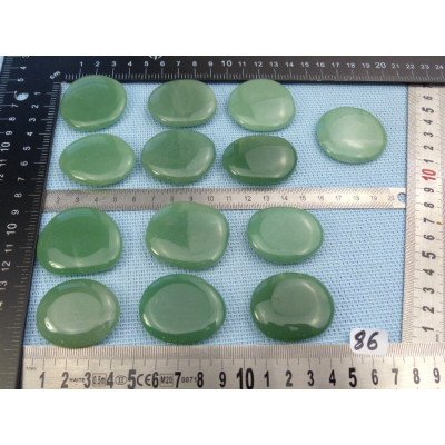 Aventurine Brésil Pierre Plate à l unité de 19 à 22 gr | Minéraux Paubrasil