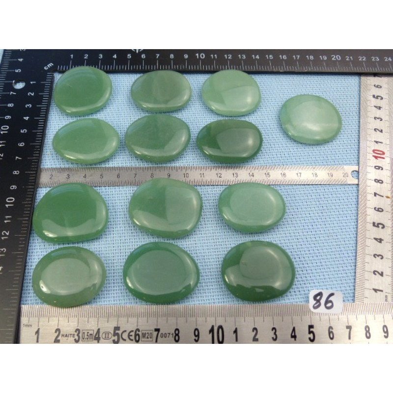 Aventurine Brésil Pierre Plate à l unité de 19 à 22 gr | Minéraux Paubrasil