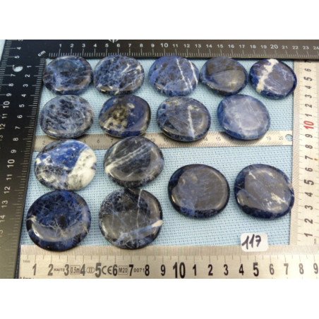 Sodalite Q Extra Pierre Plate à l unité de 23 à 25 gr | Minéraux Paubrasil