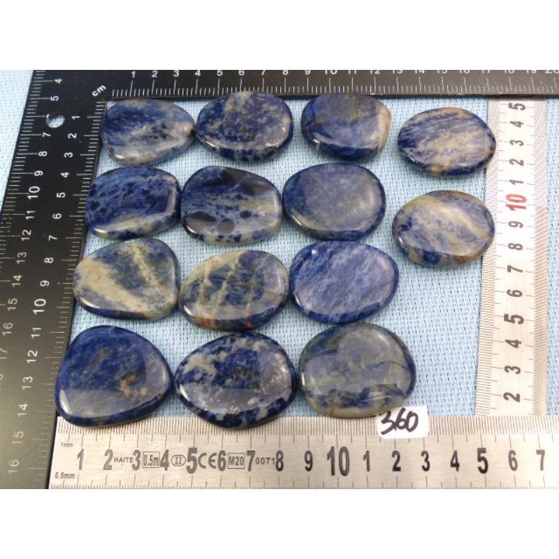 Sodalite Pierre Plate à l unité de 24 à 27 gr | Minéraux Paubrasil