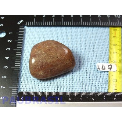Aventurine Rouge - Quartz Fraise en galet roulé de 37g