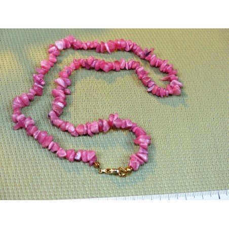 Collier baroque en Rhodocrosite Extra d'Argentine 45cm environ Collier baroque en Rhodocrosite Extra d'Argentine 45cm environ