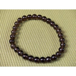 Bracelet en Quartz Fumé Q Extra en perles de 6 mm