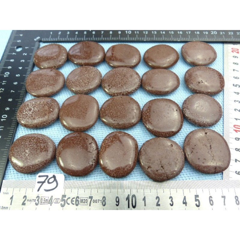 Margarita - Oolite Pierre Plate à l unité de 37 à 40 mm | Minéraux Paubrasil