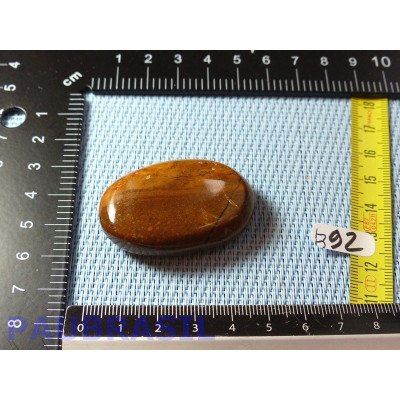 Jaspe jaune en pierre plate de 30g du Brésil