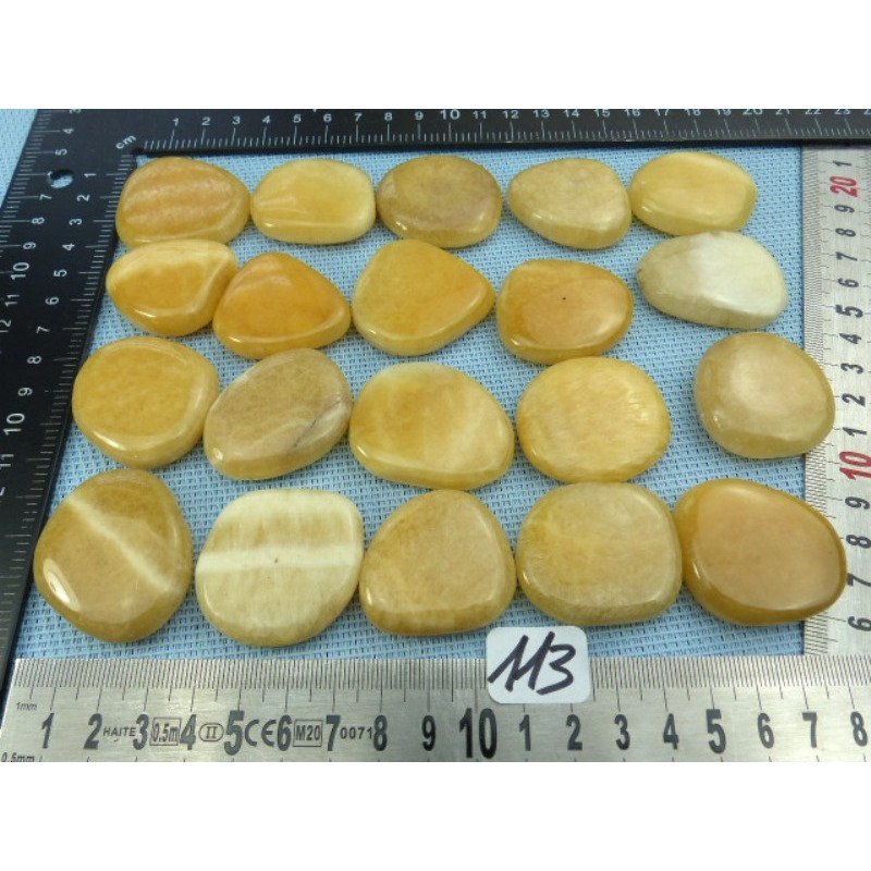 Calcite Orange Pierre Plate à l unité de 21 à 25 gr | Minéraux Paubrasil
