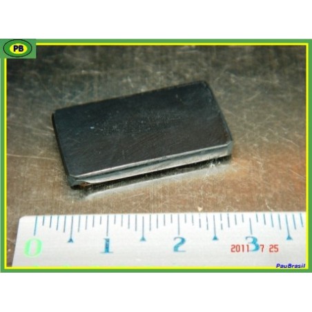 Shungite, plaquette téléphone, protection 2.5x1.5x0.3cm