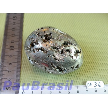 Oeuf en Pyrite 326gr 48mm diam 66mm long