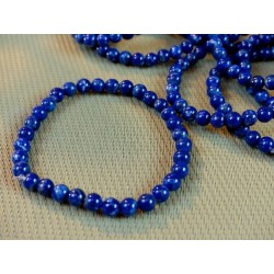 Bracelet Lapis Lazuli en perles de 6mm
