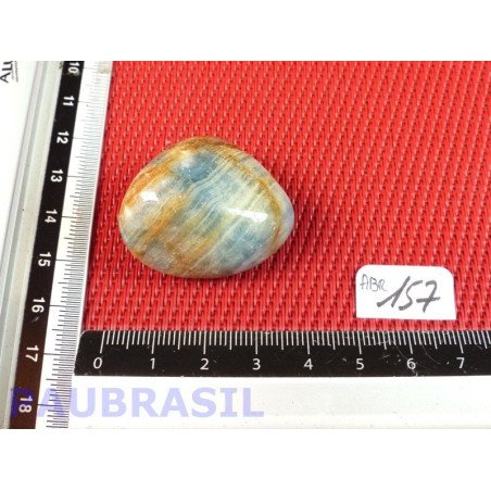 Aragonite bleue - Scheelite Q Extra en Pierre Roulée 28gr