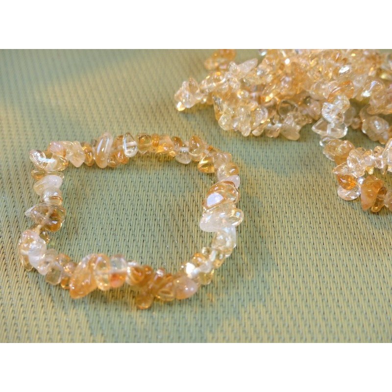  Bracelet baroque en Citrine