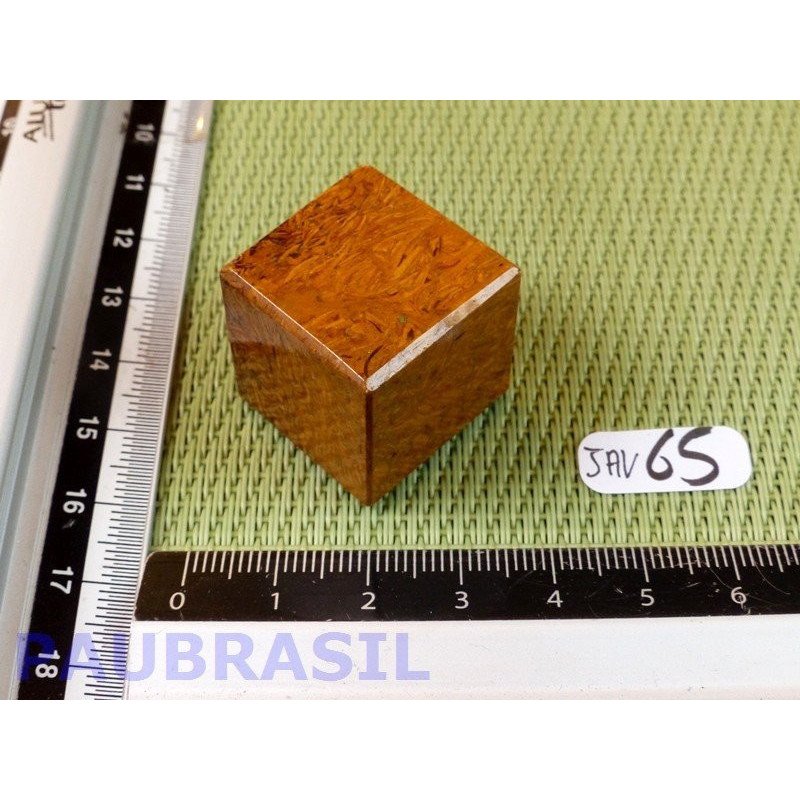 Cube poli en Jaspe Vermicelle -  Jaspe Marianne Q Extra 34g 23mm