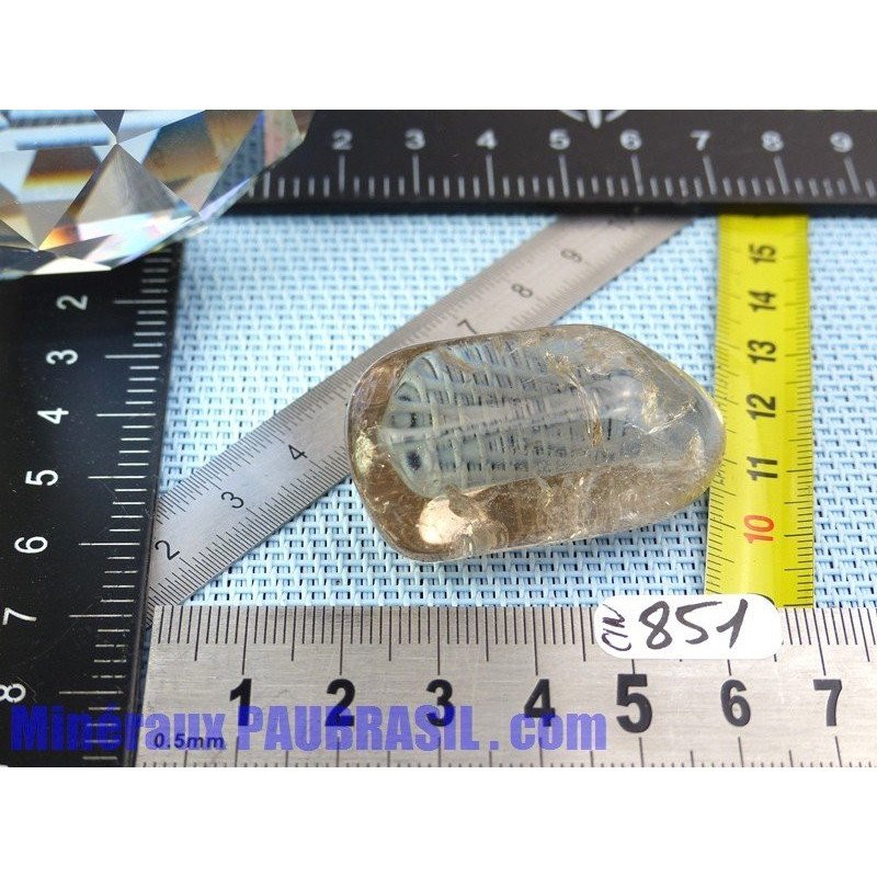 Quartz Fumé en pierre roulée Q Extra 33g