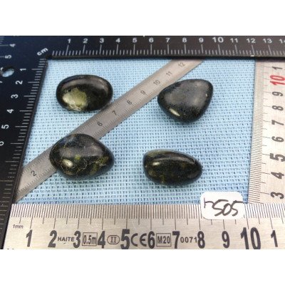 Kimberlite Lot de 4 Pierres Roulées 54g | Minéraux Paubrasil