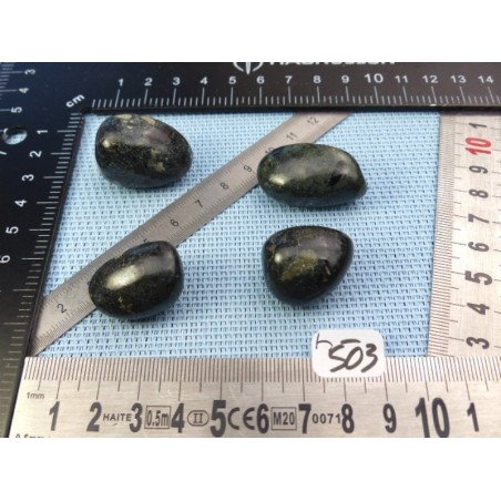Kimberlite Lot de 4 Pierres Roulées 58g | Minéraux Paubrasil