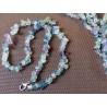 Collier baroque en Fluorite multicolore 45 cm