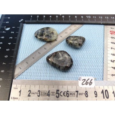 Astrophyllite véritable et rare Lot de 3 Galets Plats 35g | Minéraux Paubrasil