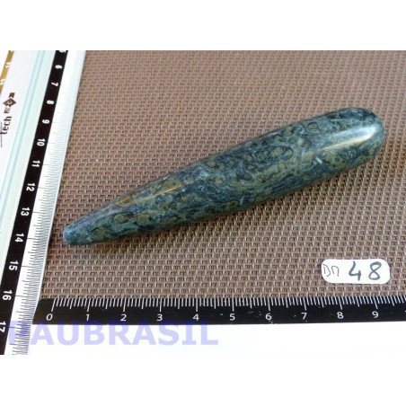 Bâton Pointe de Massage Jaspe Kambaba - Crocodile 106mm 65g