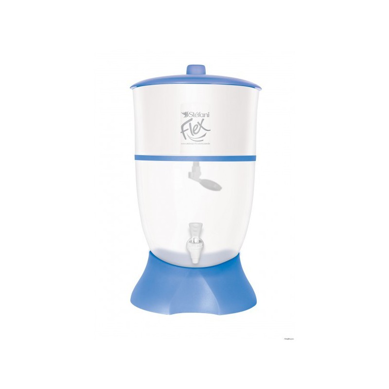 Filtre à eau Flex 6 Litres plastique BLEU (6l + 6l) Free bisphenol A,S,F