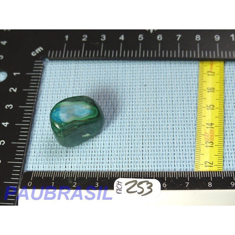 Malachite Chrysocolle en Pierre Roulée 22g