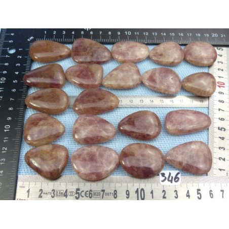 Aventurine Rouge Pierre Plate Q Extra à l unité de 18 à 20 g | Minéraux Paubrasil