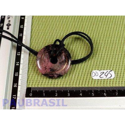 Donut Pi Rhodonite de 30 mm