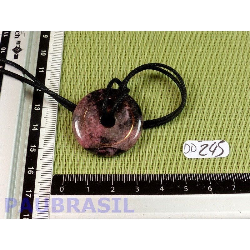 Donut Pi Rhodonite de 30 mm