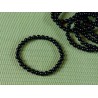 Bracelet Tourmaline Noire, schorl Q Extra en perles de 6mm
