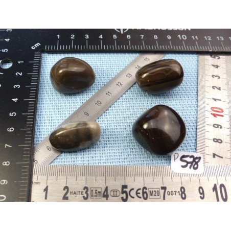 Silex Lot de 4 Pierres Roulées 74g | Minéraux Paubrasil