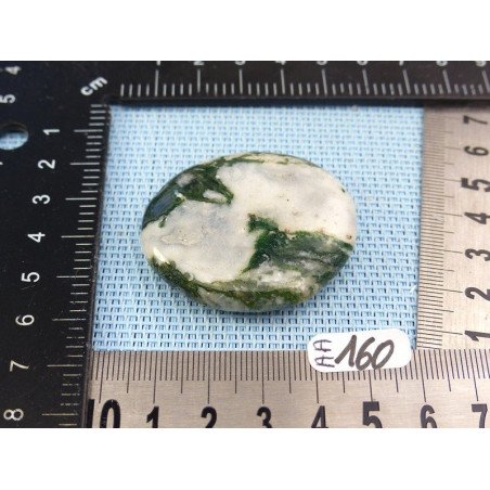 Agate arborisée - agate arbre pierre plate Inde 28g
