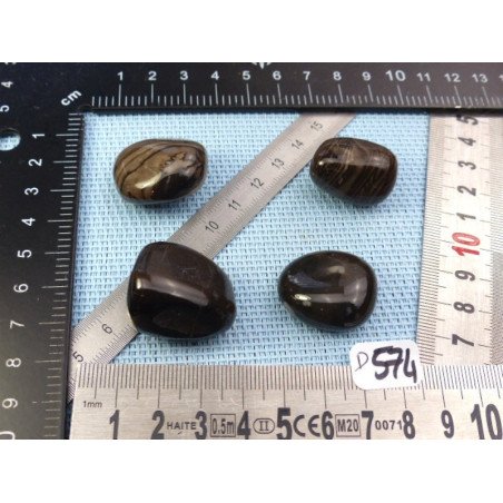 Silex Lot de 4 Pierres Roulées 60g | Minéraux Paubrasil