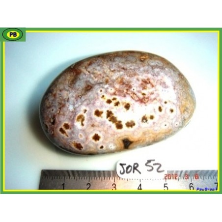 Jaspe Orbiculaire Poli de Madagascar 111g