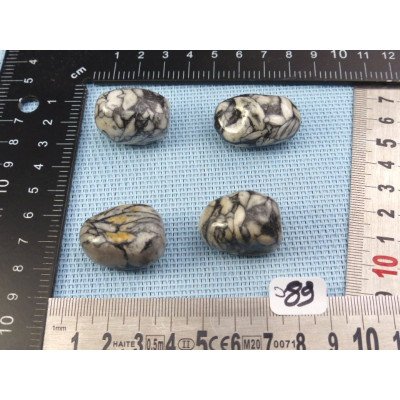 Pinolite Lot de 4 Pierres Roulées 73g | Minéraux Paubrasil
