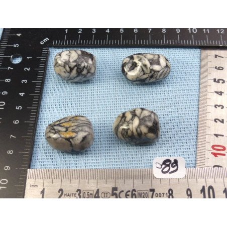 Pinolite Lot de 4 Pierres Roulées 73g | Minéraux Paubrasil