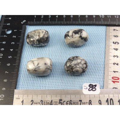 Pinolite Lot de 4 Pierres Roulées 76g | Minéraux Paubrasil